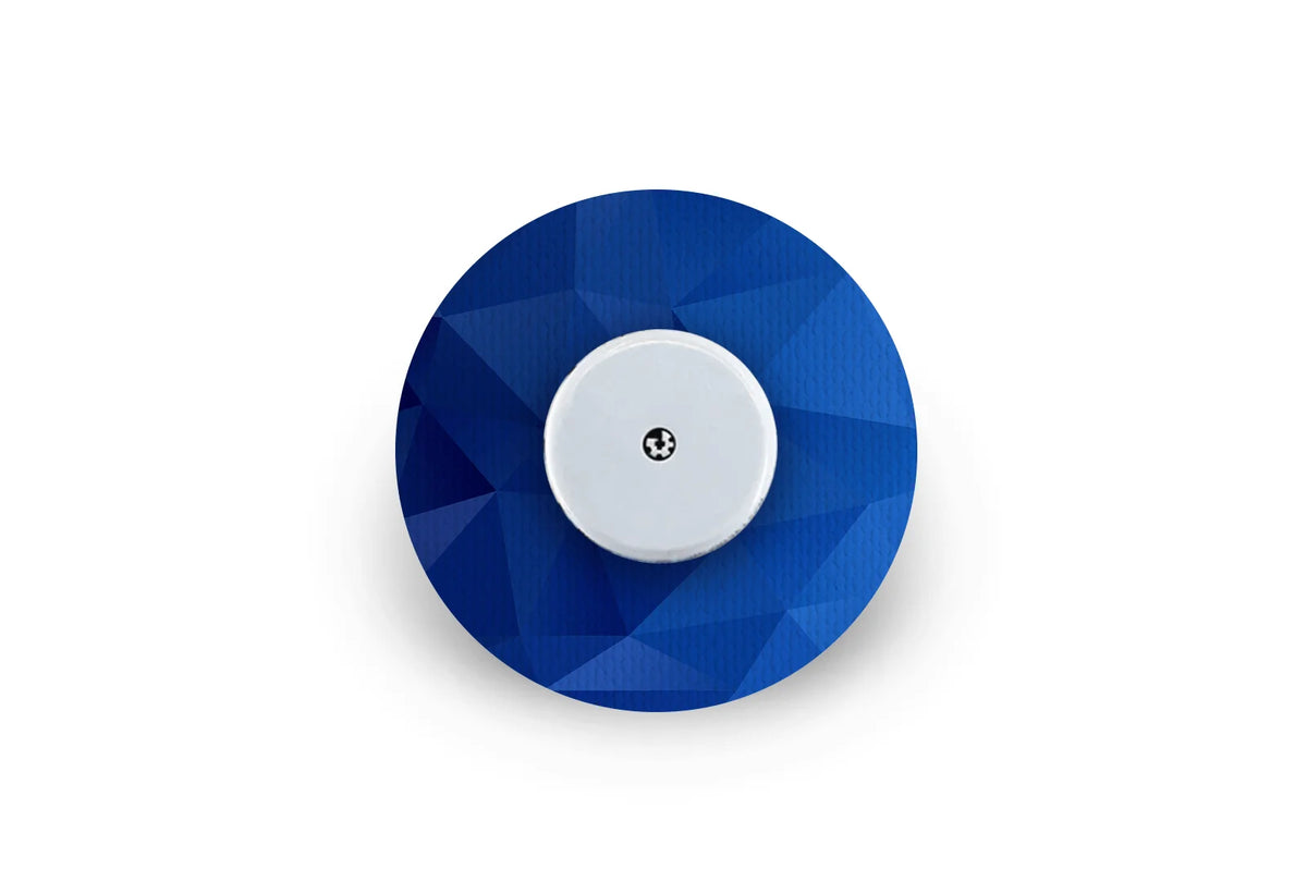 Geometric Blue Patch
